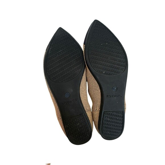 Rothy's The Point Toe Flats Retired Limited Edition Dune Cap Edition Size 7 - Picture 14 of 14